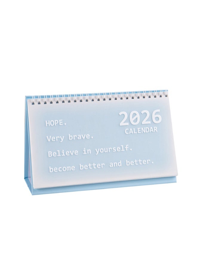 NIIMBOT Desk Calendar Small Desk Calendar 2025/07-2026/12 Compact Standing Flip Tabletop Calendar Monthly Planner For Office School Or Home Scheduling And Organizing Pink  Desk Calendar 2025 Desk Calendar 2026  - Image 5