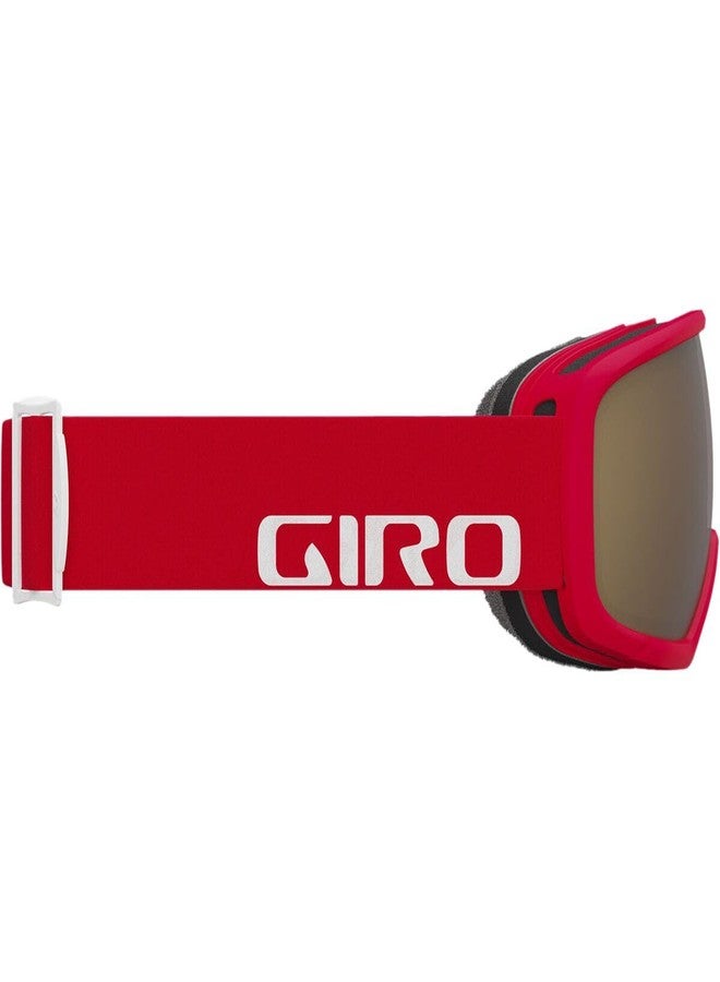 Giro Stomp Goggle Red & White Wordmark Strap with AR40 Lens - Image 4