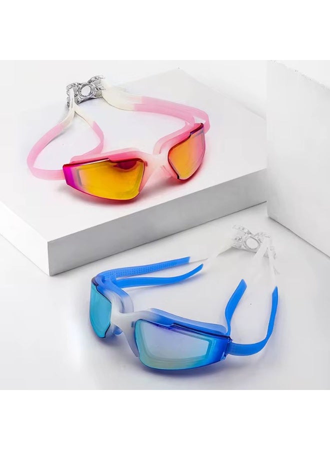 QSHOP ® swimming goggles with clear vision lenses and a snap-back closure for a comfortable fit and easy expansion while swimming. - Image 2