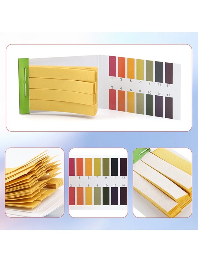 Generic - 320 Strips PH Alkaline-Acid Test Strips, Litmus Test Paper pH Test Strips, Universal Application Full Range (pH 1-14), 4Pack PH Testing Strips & 5 3ml Pasteur droppers | for Saliva, Soap, Urine, Food, Liquids, Water with Soil Testing, and Lab Monitoring - Image 1