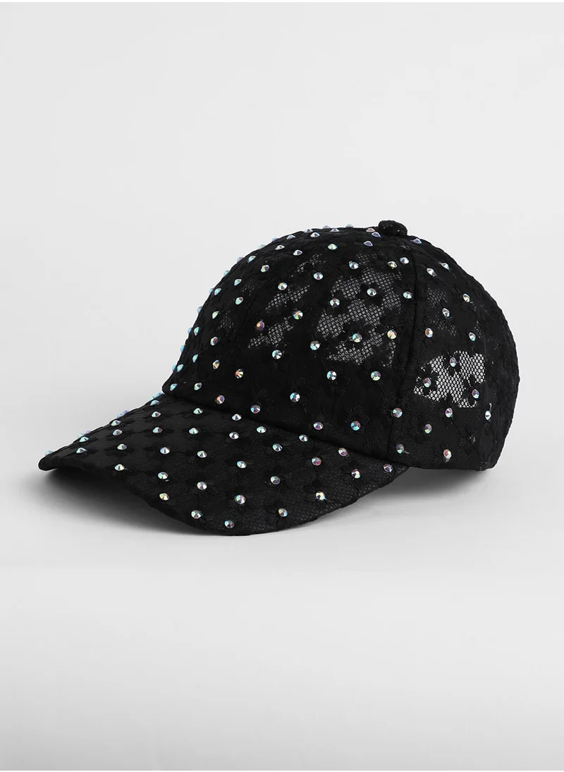 صوص هاوت Studded Prism Baseball Cap
