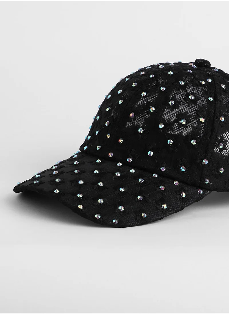 صوص هاوت Studded Prism Baseball Cap