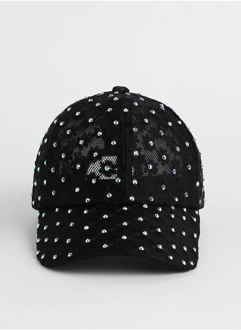 صوص هاوت Studded Prism Baseball Cap