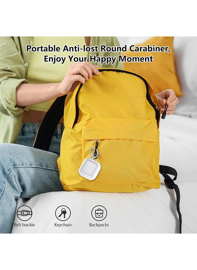 X-level - Airpods 4 Case Cover with Keychain, Airpods 4rd Generation 2024 Headphone Cases, Soft Transparent Shockproof TPU Case for Headphone Accessories Charging Case -Clear - Image 1