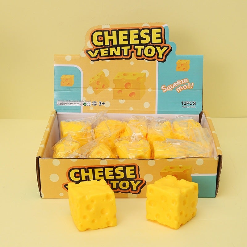 Slow Rebound Cheese Squishy Toy - Image 3