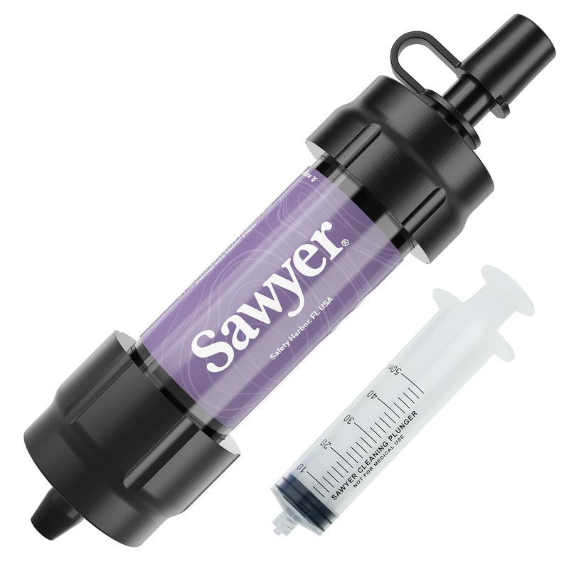 Sawyer Products SP350 Mini Water Filtration System Filter and Cleaning Plunger only Single Purple - Image 2