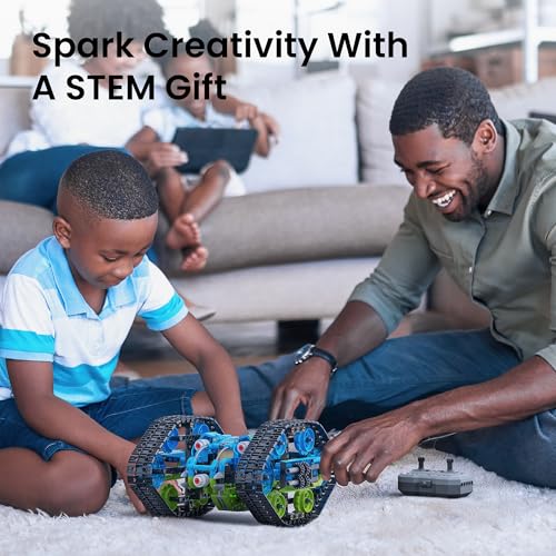 Sillbird Robot Car Building Kit with Remote Control STEM Gifts for Boys Ages 814 Technic Coding Stunt Racer Toys for Kids Birthday Buildable 5in1 Models with 662 Pieces - Image 5