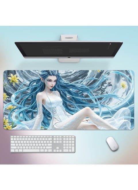 Which Ao Run Mouse Pad Super Large Lock Edge Non-slip Laptop Pad Large Ao C E-sports Keyboard Pad Table Mat-Colour:800*300*5mm-Pattern:Nezha Ao Run 02