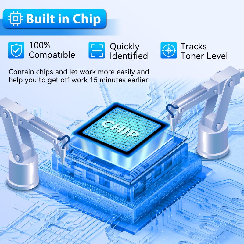 ZIPRINT TN760 Toner Cartridges Compatible Replacement for Brother TN760 TN-730 TN730 for MFC-L2710DW MFC-L2750DW DCP-L2550DW HL-L2350DW HL-L2395DW HL-L2370DW (Black, 4 Pack) - Image 5