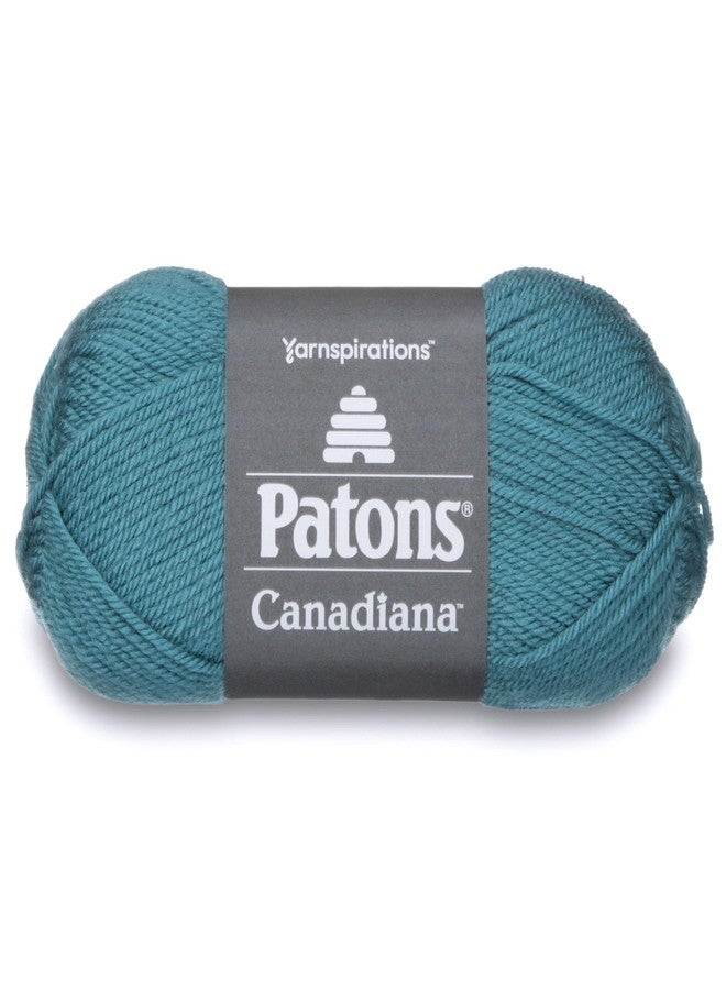 Patons Canadiana Yarn - Solids, Medium Teal - Image 1