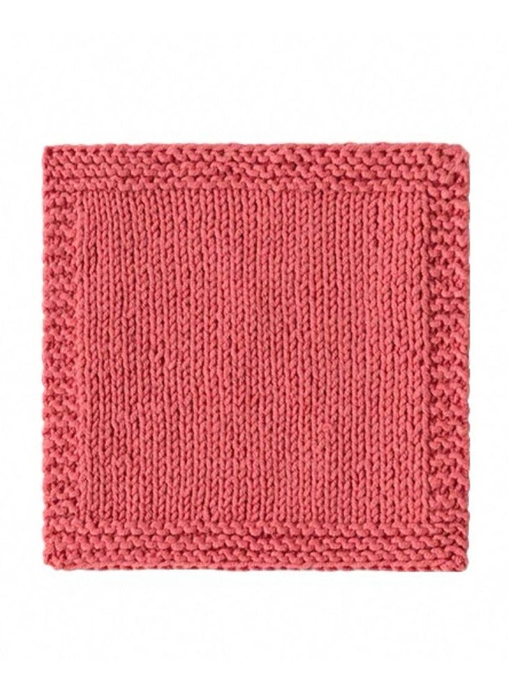 Crochet and knitting yarn, 4-ply combed Cotton & Acrylic Fiber 50g(50# Watermelon pink) - Image 2