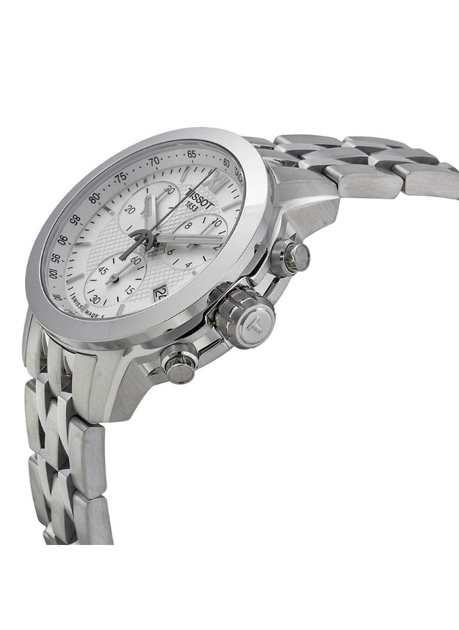 TISSOT - PRC200 Chronograph White Dial Ladies Watch - Image 1