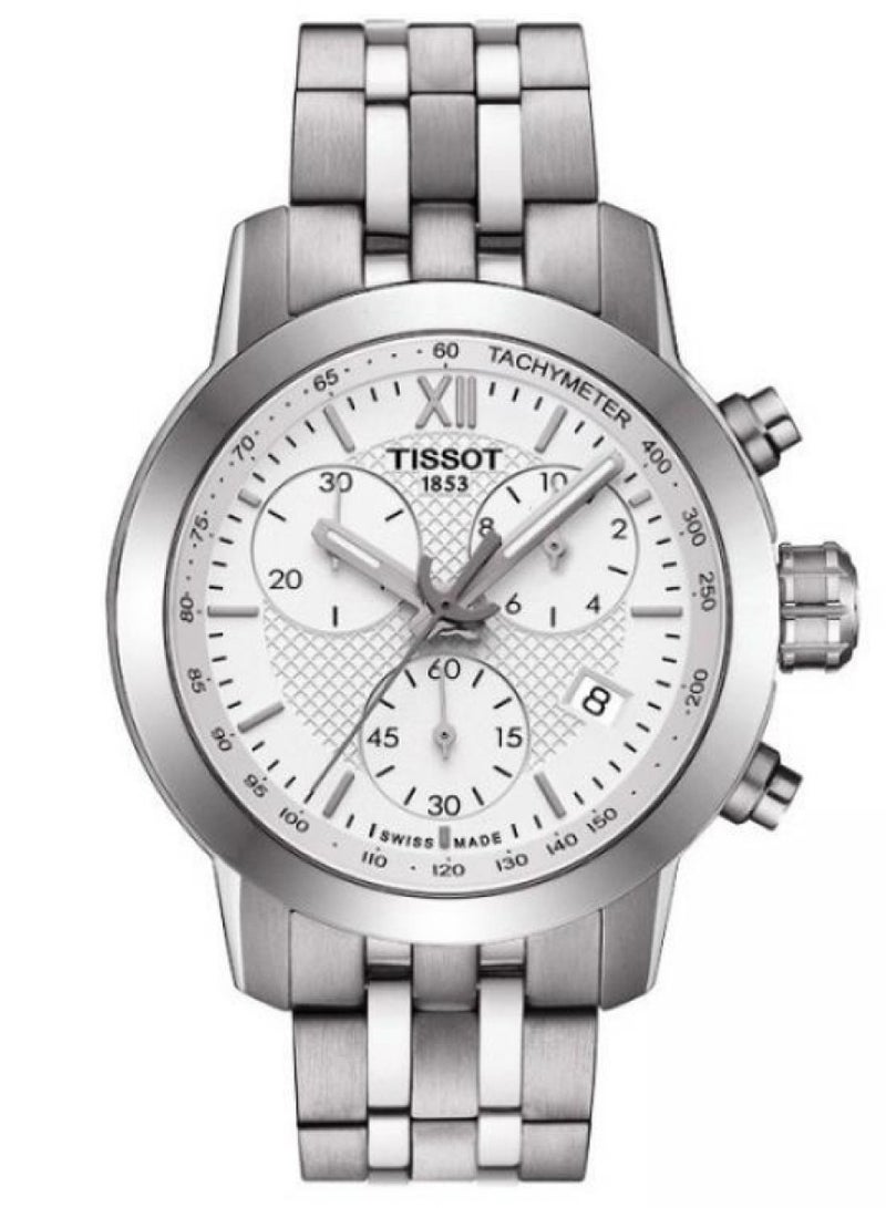 TISSOT PRC200 Chronograph White Dial Ladies Watch  - Image 1