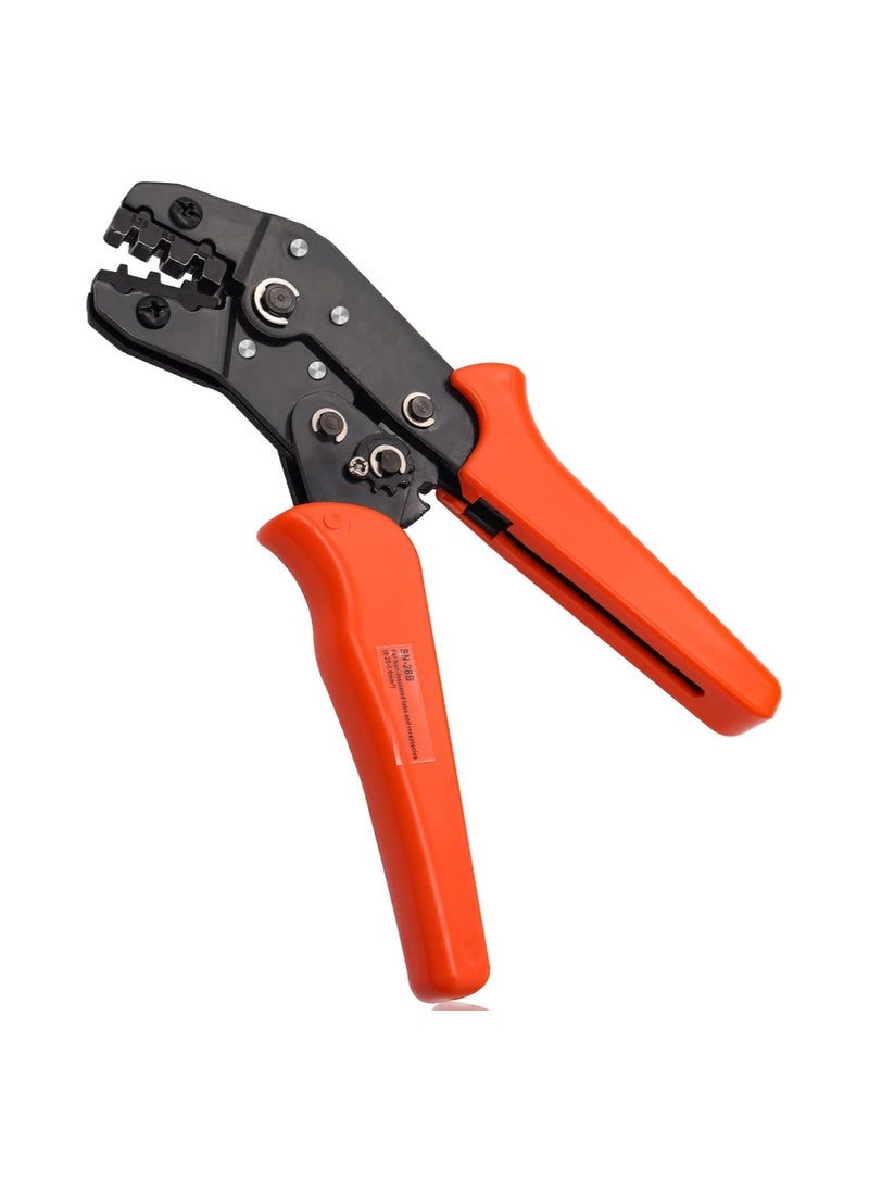 Generic - Crimping Tool Kit with 600PCS 2.54mm Dupont Connector Kit SN-28B Ratcheting Wire Crimper Plier 1/2/3/4/5/6/7 Pin Housing Dupont Connector Male Female Pin Header Crimp Terminal AWG28-18 - Image 1