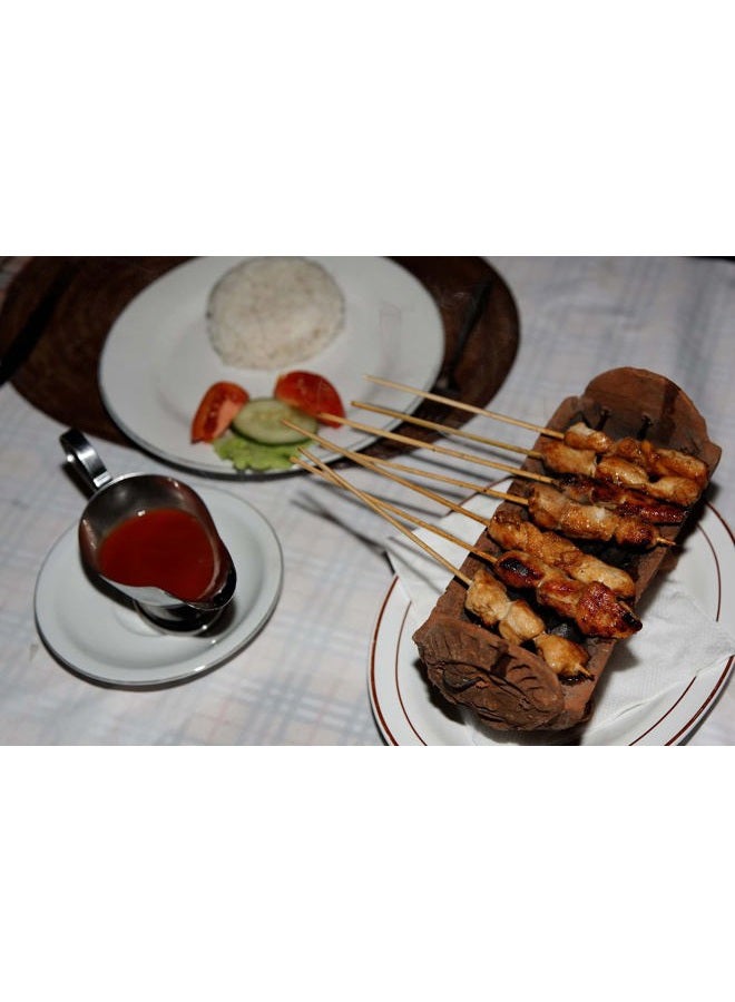 KingSeal 1600 Count | Natural Bamboo Wood Grilling Skewers, 8 Inches x 2.5mm Diamter, for Shish Kebabs, BBQ, and Fruit Arrangements, Bulk Pack - 16 Packs x 100 Skewers - Image 5