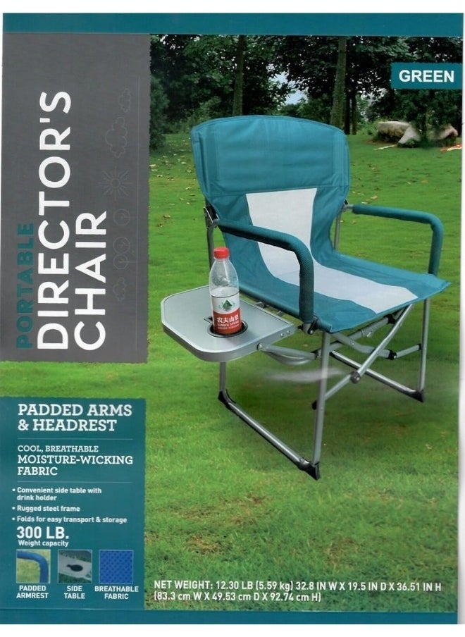 SMART HOME - Camping chair with side table, folding chair, trekking chair, sports chair, outdoor chair and garden chair - Image 1
