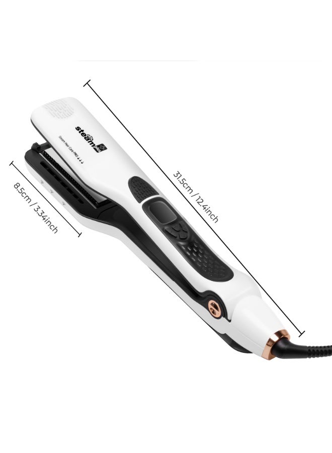 Generic 2-in-1 Ceramic Hair Straightener & Curler | Adjustable Temperature Settings | Fast Heating up to 230°C | FREE Hair Care Dropper Included | Perfect for Straight, Wavy or Curly Hair (Ideal for Hijab Users)  - Image 3