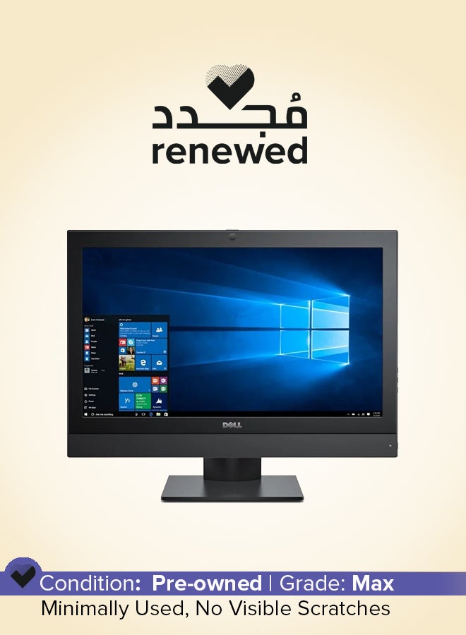 DELL Renewed - All-in-One Desktop Optiplex 3240 With 21.5-Inch FHD Display,Core i5/6th Generation/8GB RAM/240GB SSD English Black - Image 1