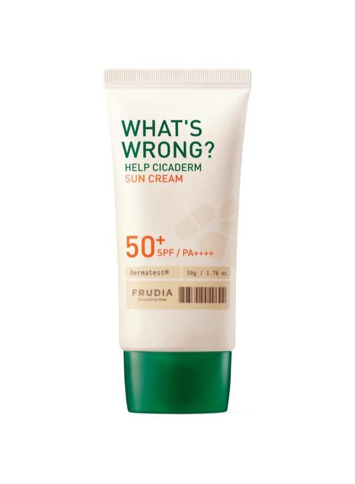 frudia What'S Wrong Help Cicaderm (SPF50) Sun Cream 50g - Image 3