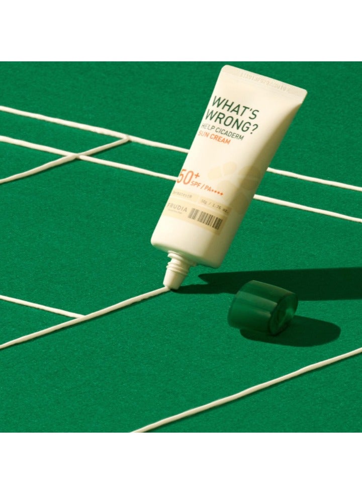 frudia What'S Wrong Help Cicaderm (SPF50) Sun Cream 50g - Image 4