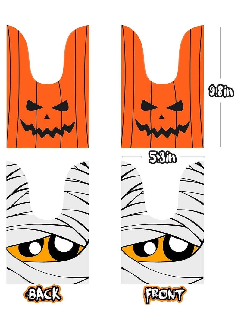 100pcs Candy Bags, Tote Bags, Pumpkin Bags, Reusable Bags Halloween - Image 2
