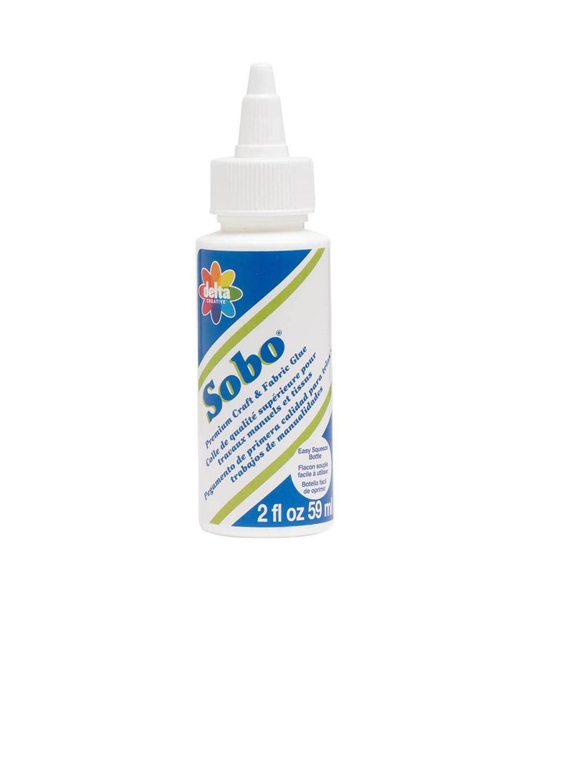 Delta Sobo Premium Craft & Fabric Glue 2 oz - Image 1
