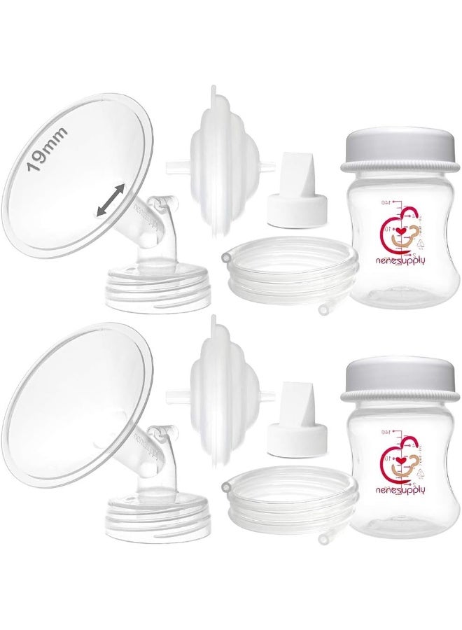 Nenesupply Pump Parts Compatible with Spectra S2 S1 9 Plus Breast Pump - Image 1