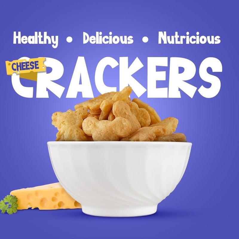 Koala Picks Cheese Crackers – 120g Pack – Crunchy Baked Snack – No Refined Sugar, No Preservatives – Made with Real Cheese & Butter – Healthy Crackers for Kids & Adults - Image 4
