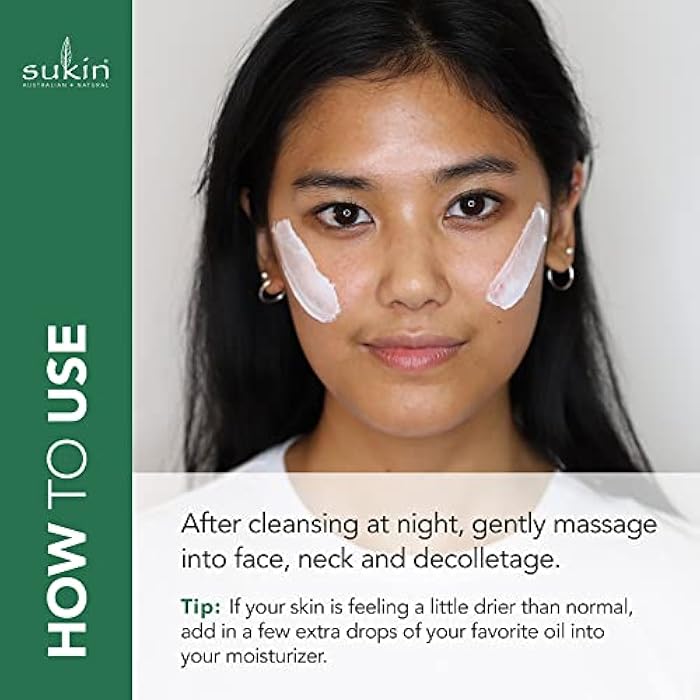 Sukin Organics Moisture Restoring Night Cream, 4.06 Fl. Oz. - Image 3