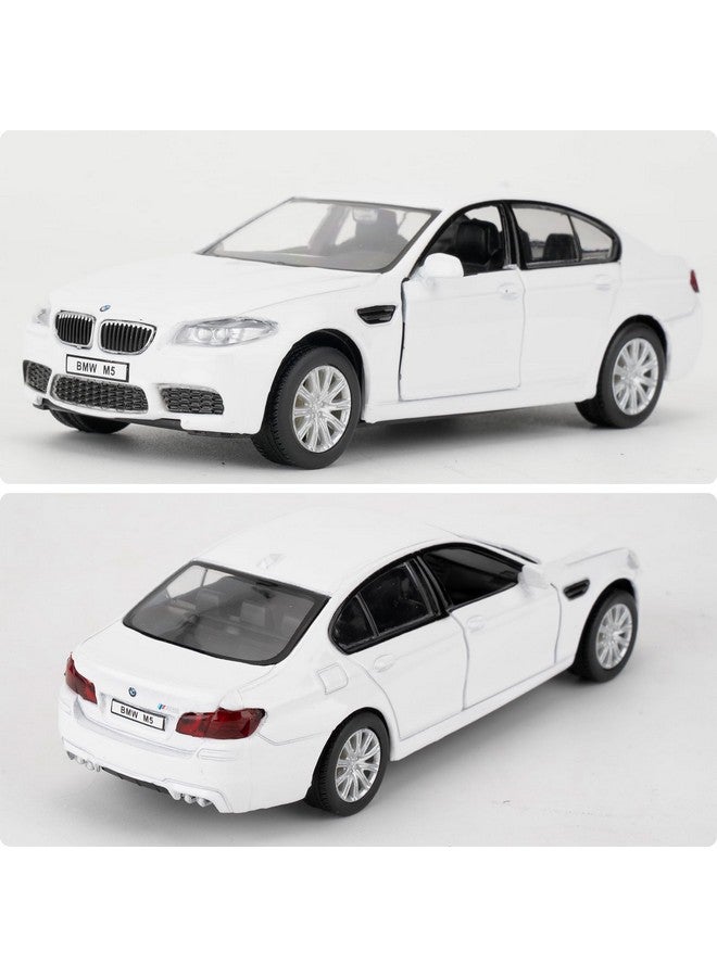 RMZ City RMZ City Die-Casting Alloy Toy Car, 1/36 Scale BMW M5 Model Car, Toy Car with Pull Back Function, Suitable for Collecting Decorative Model Toys, Car Gift for Boys and Girls (White) - Image 4