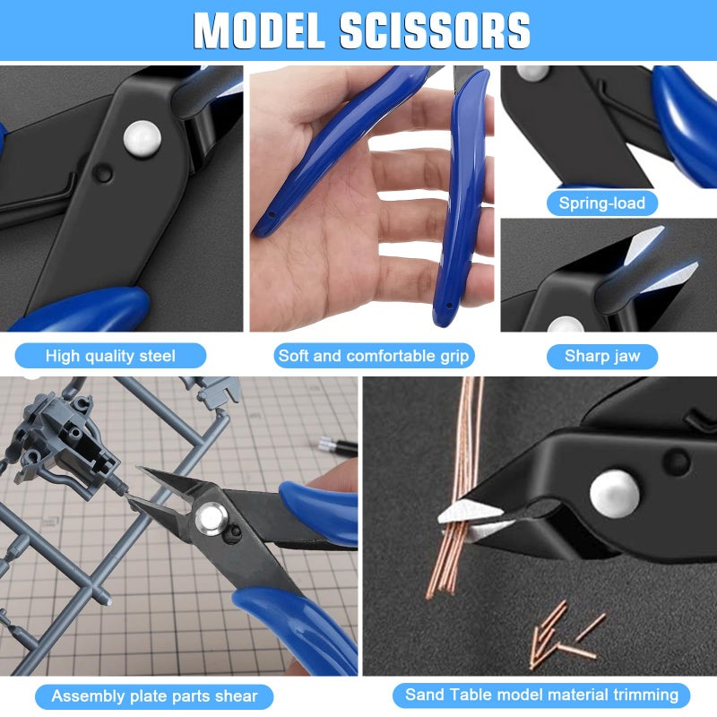 OFNMY Professional 25PCS Gundam Model Tools Kit Hobby Building Tools Craft Set Gundam Modeler Basic Tools for Basic Model Building, Repairing and Fixing - Image 3