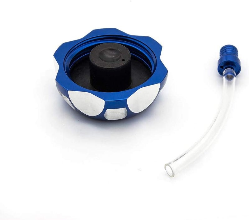 PROCNC 50mm ATV Aluminum Gas Cap Fuel Cover Tank Cap Fit For Yamaha YFM700 Raptor 700R 2008 2009 2010 2011 2012 2013 2014 2015 2016 2017 2018 2019 2020 (Blue) - Image 5