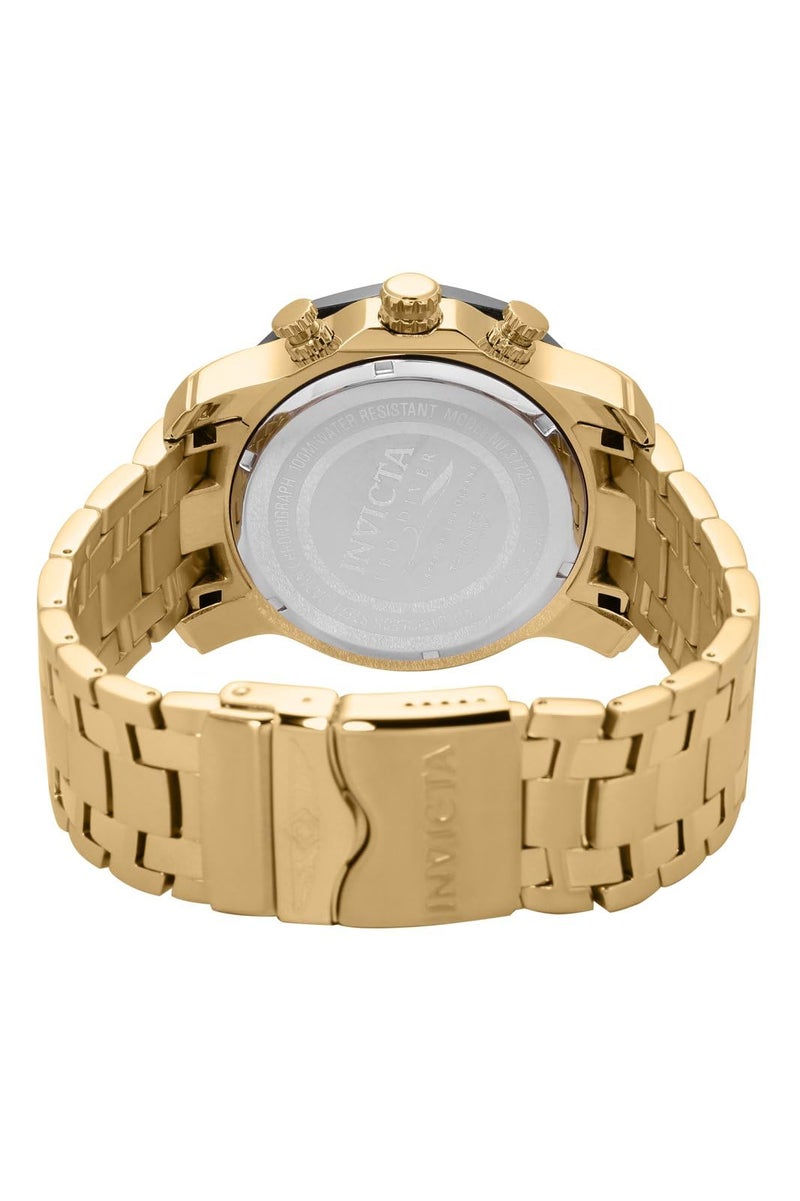 Invicta Men's Pro Diver 50mm Stainless Steel Quartz Watch, Gold (Model: 37725) - Image 4