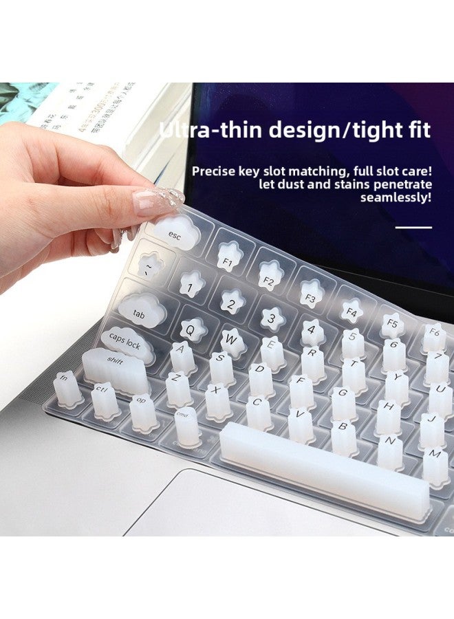 Long Nail Typing Artifact Nail Art Silicone Keyboard Film Waterproof Good Storage Home Outdoor Travel Office-Colour:Pink-Size:Nail Art Model-us Version Pro16 (a2485/a2681/a2780/a3403/a3403)