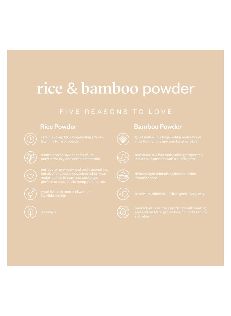 Rice Mattifying Loose Powder, Fixer or Makeup Primer