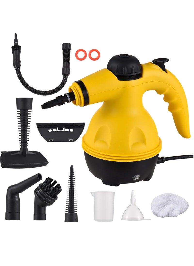 Zaprus High-Pressure Vacuum Steam Cleaner | 1000W Portable Handheld Steam Cleaner with 9 Accessories | Multi-Functional High-Temperature Steamer for Kitchen, Sofa, Bathroom & Windows  - Image 1