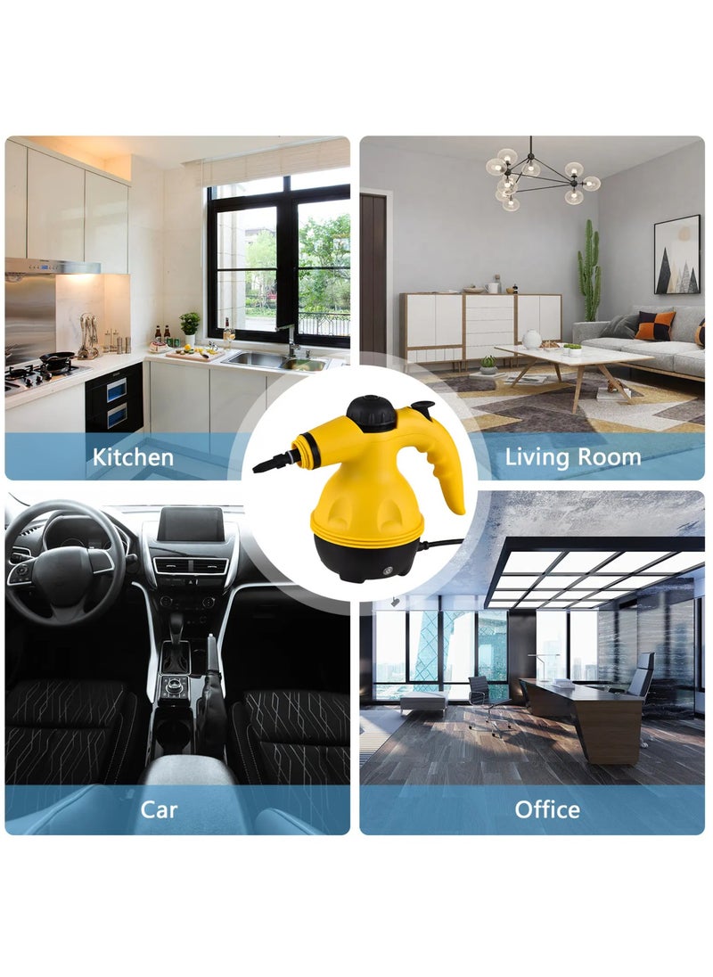 Zaprus High-Pressure Vacuum Steam Cleaner | 1000W Portable Handheld Steam Cleaner with 9 Accessories | Multi-Functional High-Temperature Steamer for Kitchen, Sofa, Bathroom & Windows  - Image 5