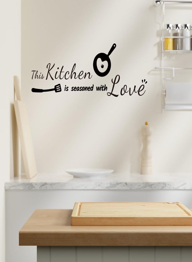 Rotumaty Kitchen Wall Stickers Decals Decor Kitchen Seasoned with Love Quotes Wall Decor Utensil Art Decorations for Home Dining Room Coffee Shop - Image 5