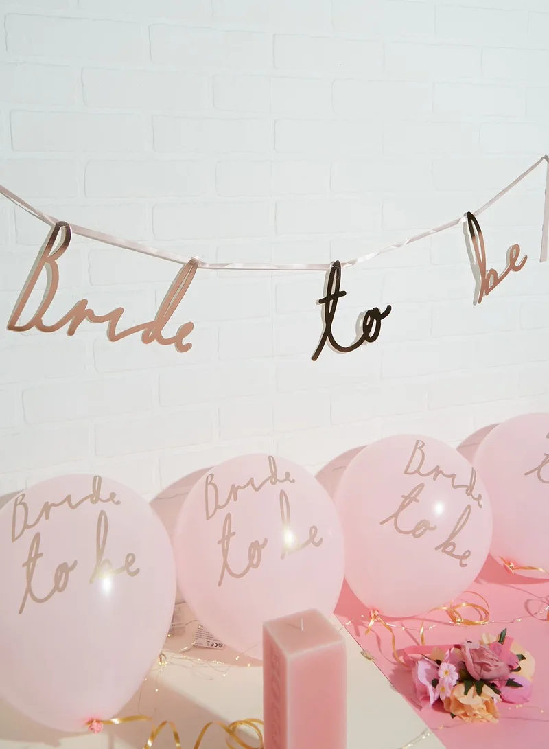 Talking Tables Blossom Girls Bride To Be Garland 1.5 Metres