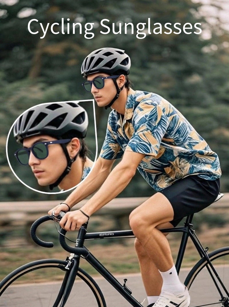 Police RB Men's Cycling Glasses Classic Sport Sunglasses Black Framed with UV Lenses - Image 2