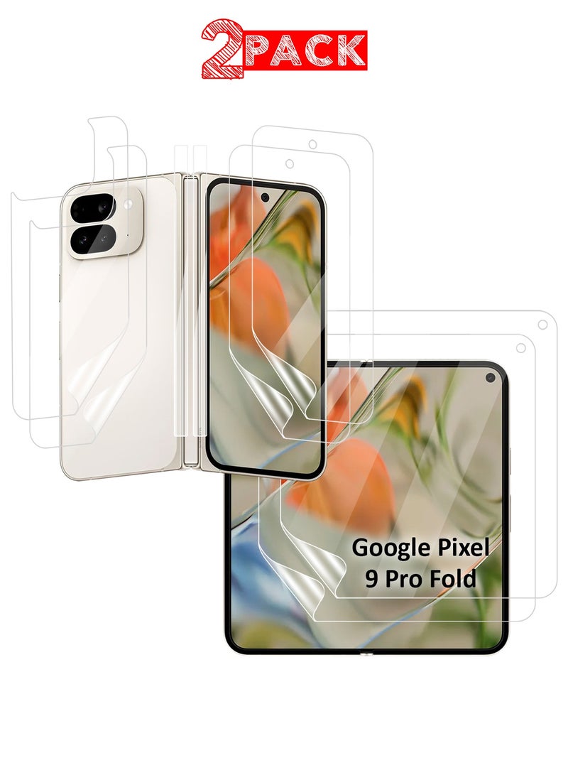 CATANES 2Pieces Hydrogel Flexible Screen Protector for Google Pixel 9 Pro Fold - Full Coverage TPU Film - Image 1
