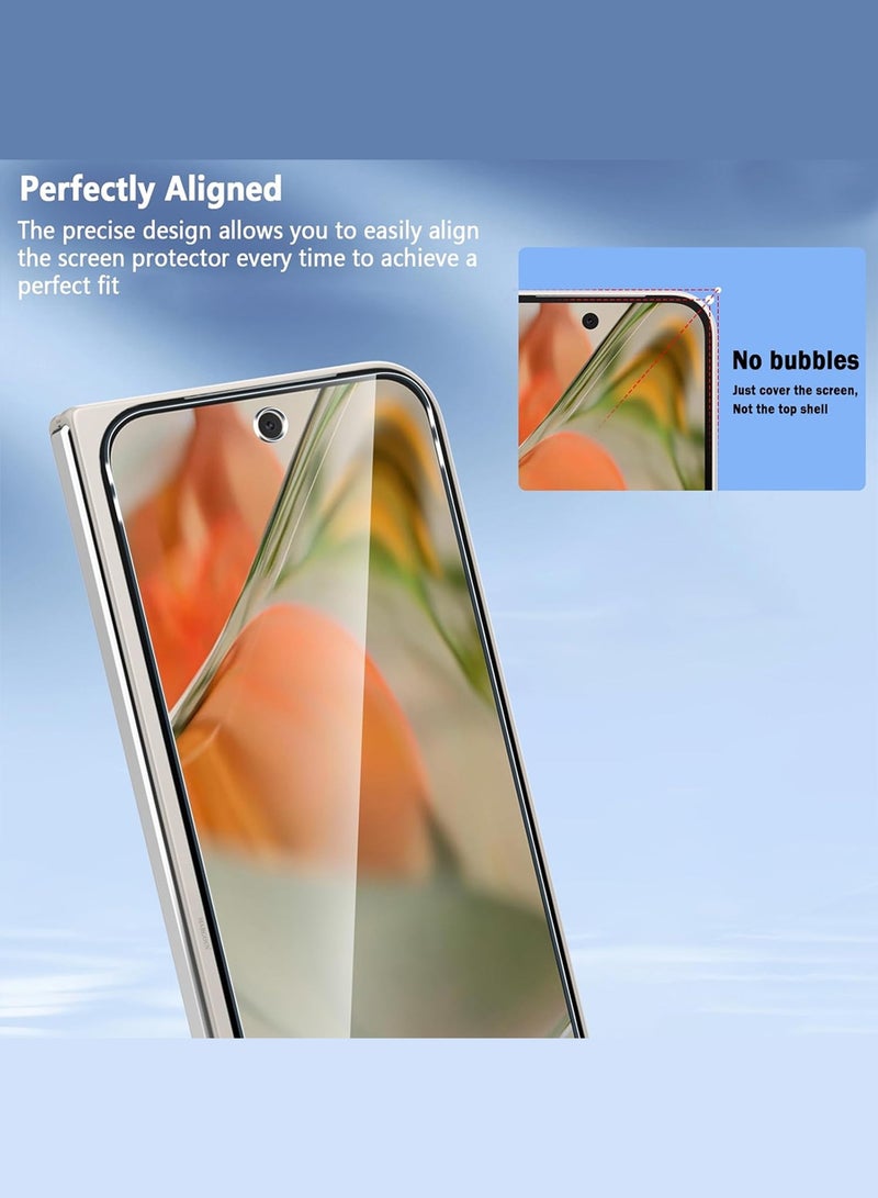 CATANES 2Pieces Hydrogel Flexible Screen Protector for Google Pixel 9 Pro Fold - Full Coverage TPU Film - Image 5