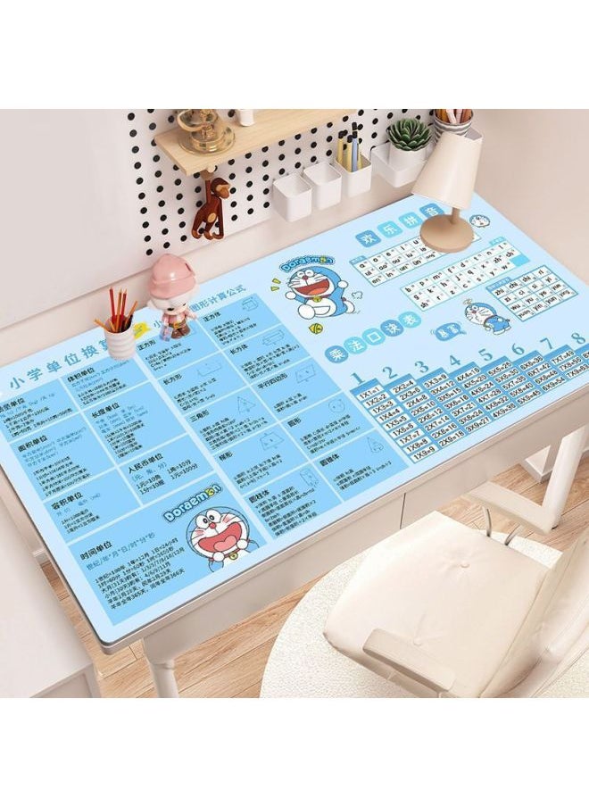 Study Desk Mat Oil-Proof Wash-Free Children's And Students Special Writing Desk Desktop Protection Mat Computer Office Tablecloth-Color:500x1000mm-Pattern:Elegant White [welfare Model]  - Image 2
