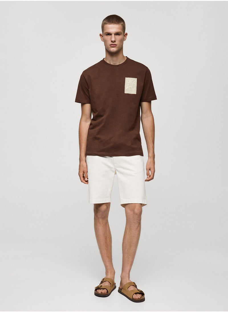Mango Man Crew Neck T-Shirt  - Image 4