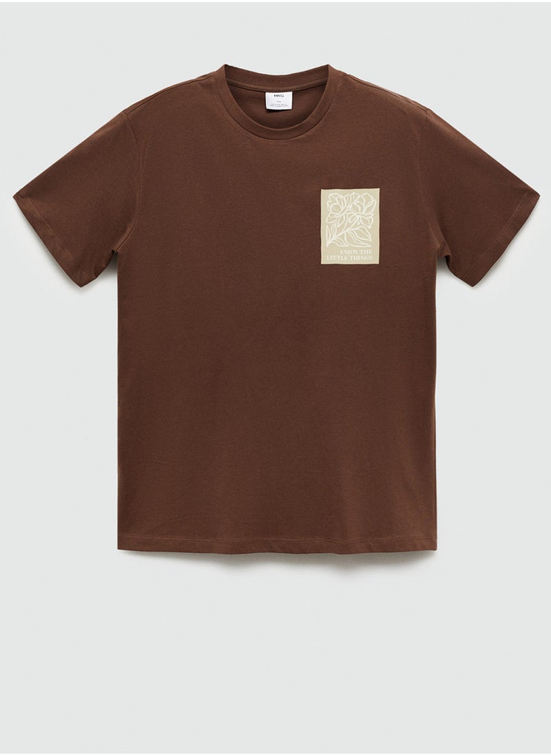 Mango Man Crew Neck T-Shirt  - Image 5
