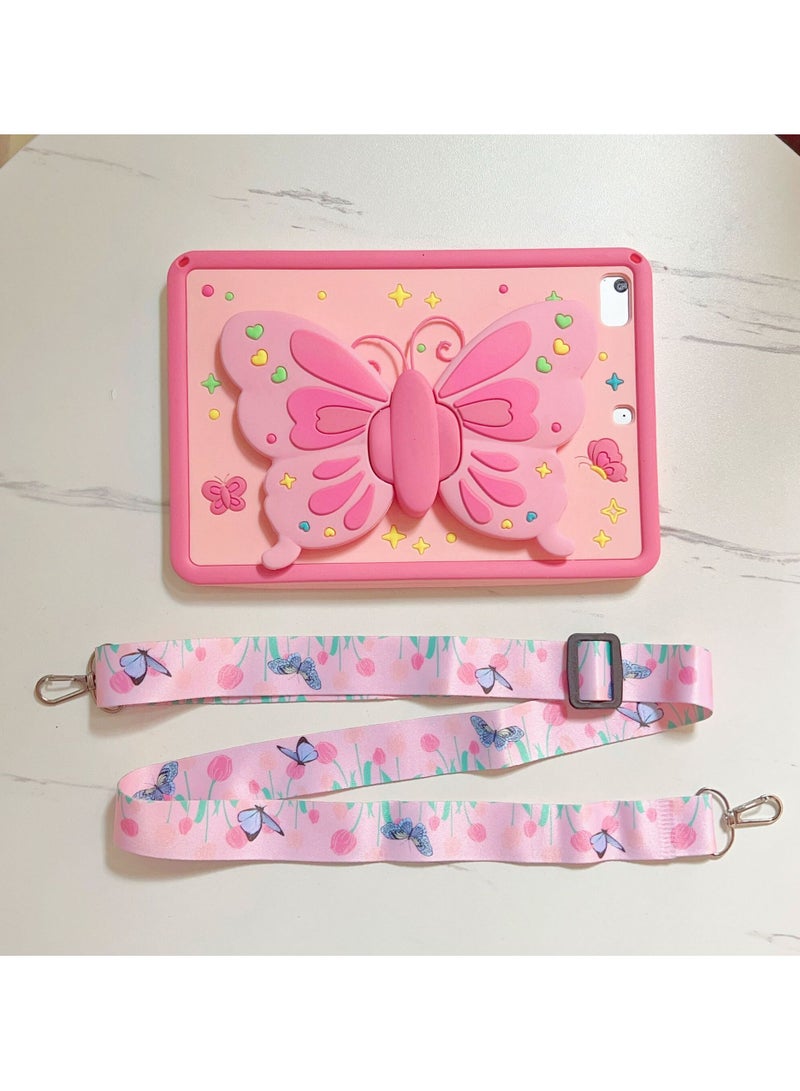 عام غطاء كرتوني لآيباد 10 الجيل العاشر 10.9 بوصة 2022 - غطاء سيليكون ناعم لطيف مع حامل خلفي [مقاوم للسقوط، مضاد للصدمات، غير زلق] مصمم للأطفال والمراهقين بنين وبنات. - Image 5