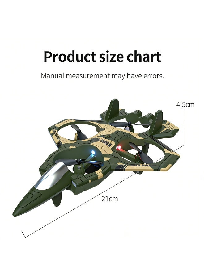 Closeli RC Drone,Remote Control Aircraft,RC Quadcopter, 2 Batteries,360° Flips,FPV Drone, Altitude Hold,  One-Key Takeoff/Landing, Cool LED Lights, Rechargeable, Long Flight Time, 3 Speed Modes, Circle Fly Mode, for Kids, Beginners, Boys and Girls, Toy Gift,RC Fighter Jet - Image 5