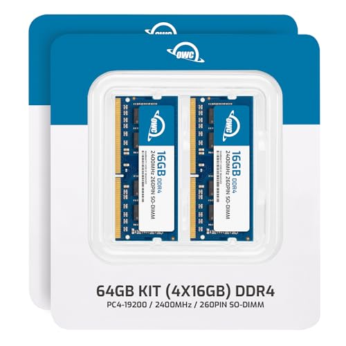 OWC 64GB (4 x 16GB) PC19200 DDR4 2400MHz CL17 260pin SO-DIMMs Memory Compatible with 27 iMac (Mid 2017), and Compatible PCs (OWC2400DDR4S64S) - Image 2