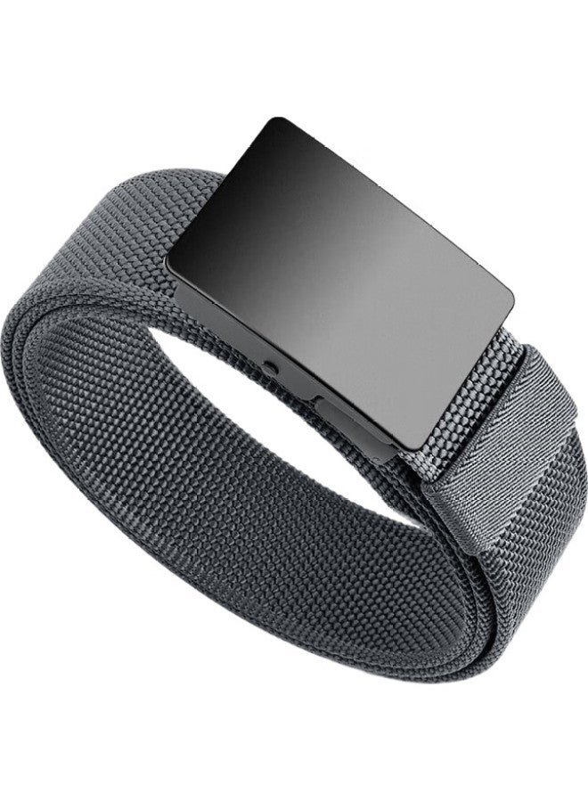 JEVI Jiweinanshi Thickened Nylon Belt, Casual Versatile Automatic Buckle Woven Canvas Belt, Jeans Belt, Holiday Gift - Image 2