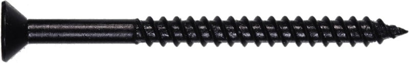 Hillman The Hillman Group 39242 8 x 2Inch Flat Head Phillips Twin Thread Cabinet Screw 100Pack  Black